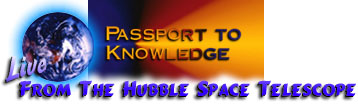 LIVE FROM THE HUBBLE SPACE TELESCOPE header